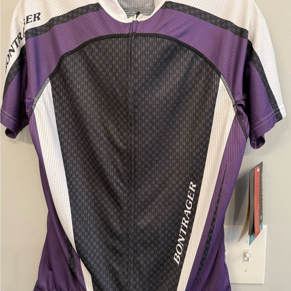 Bontrager Purple and Black Cycling Jersey